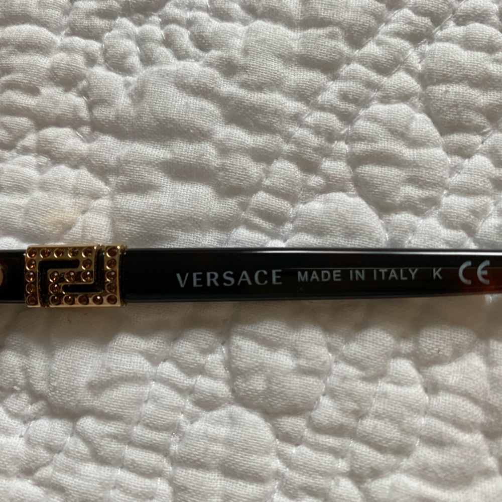 Versace Sunglasses in Tortoiseshell and Gold - Picture 3 of 5
